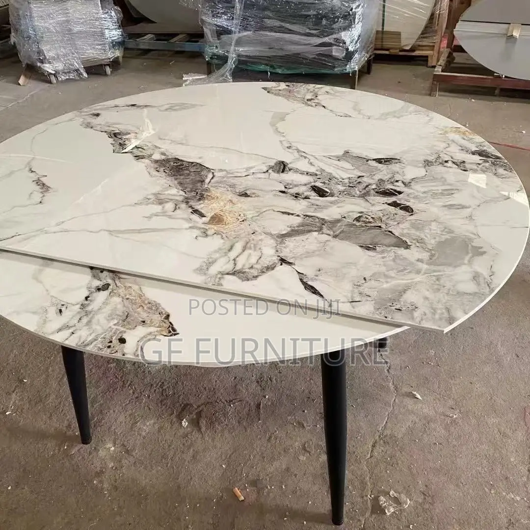 Sintered Stone Dining Set With 6 Chairs