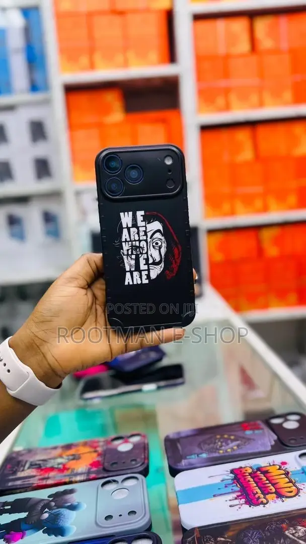 Neon Graphic Shockproof Case – Available for iPhone 17 Pro Max