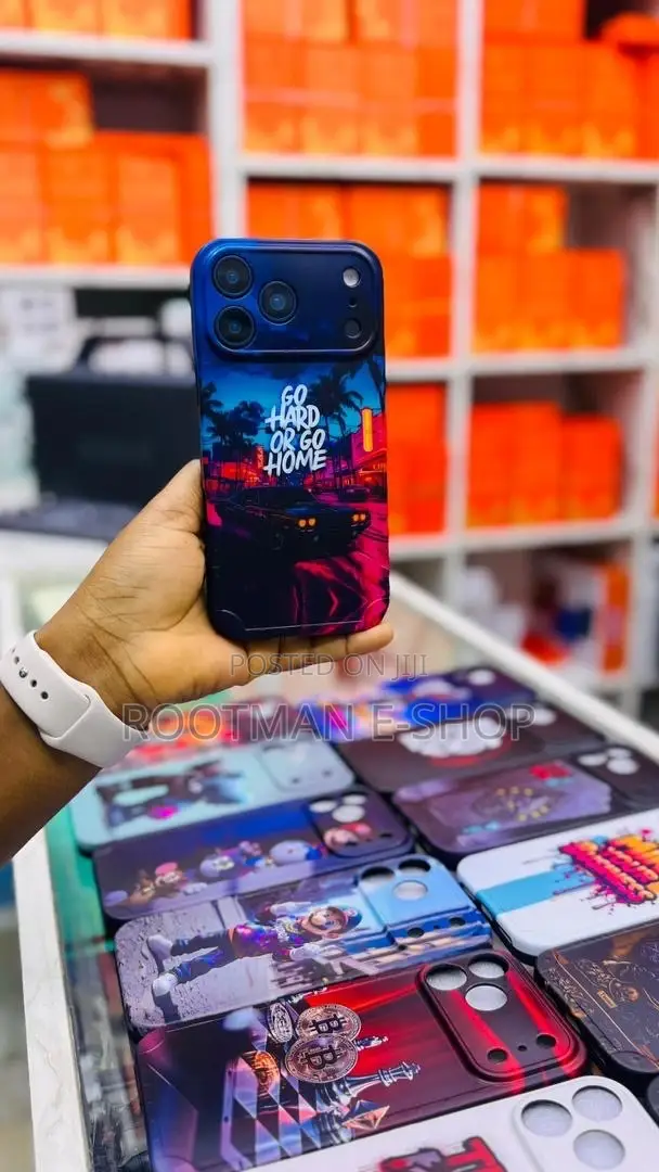 Neon Graphic Shockproof Case – Available for iPhone 17 Pro Max