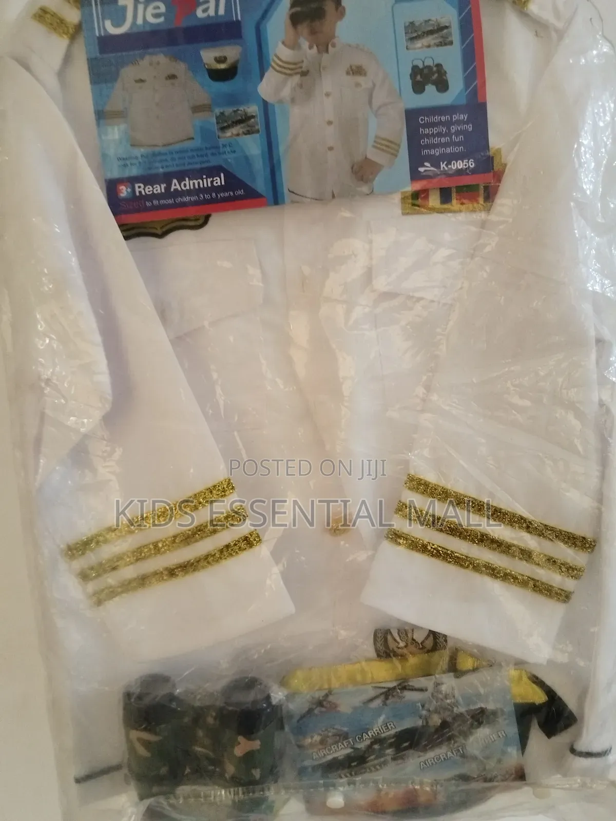 Navy Captains Costume for Kids Career Day