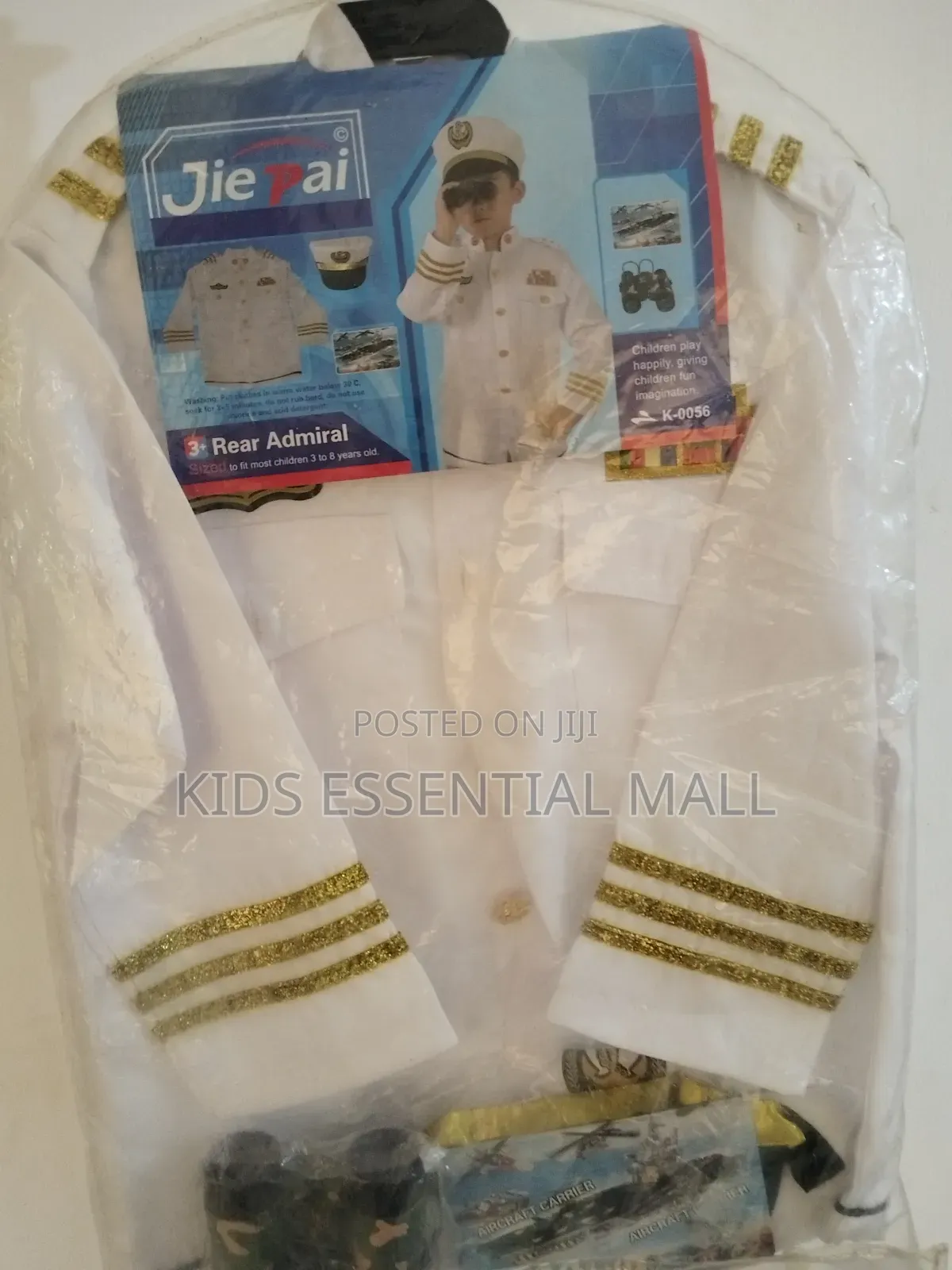 Navy Captains Costume for Kids Career Day