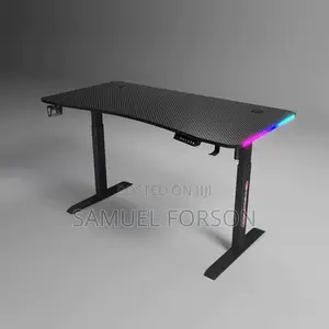 Adjustable and Remote Control Gaming Table for Gaming and Streaming.