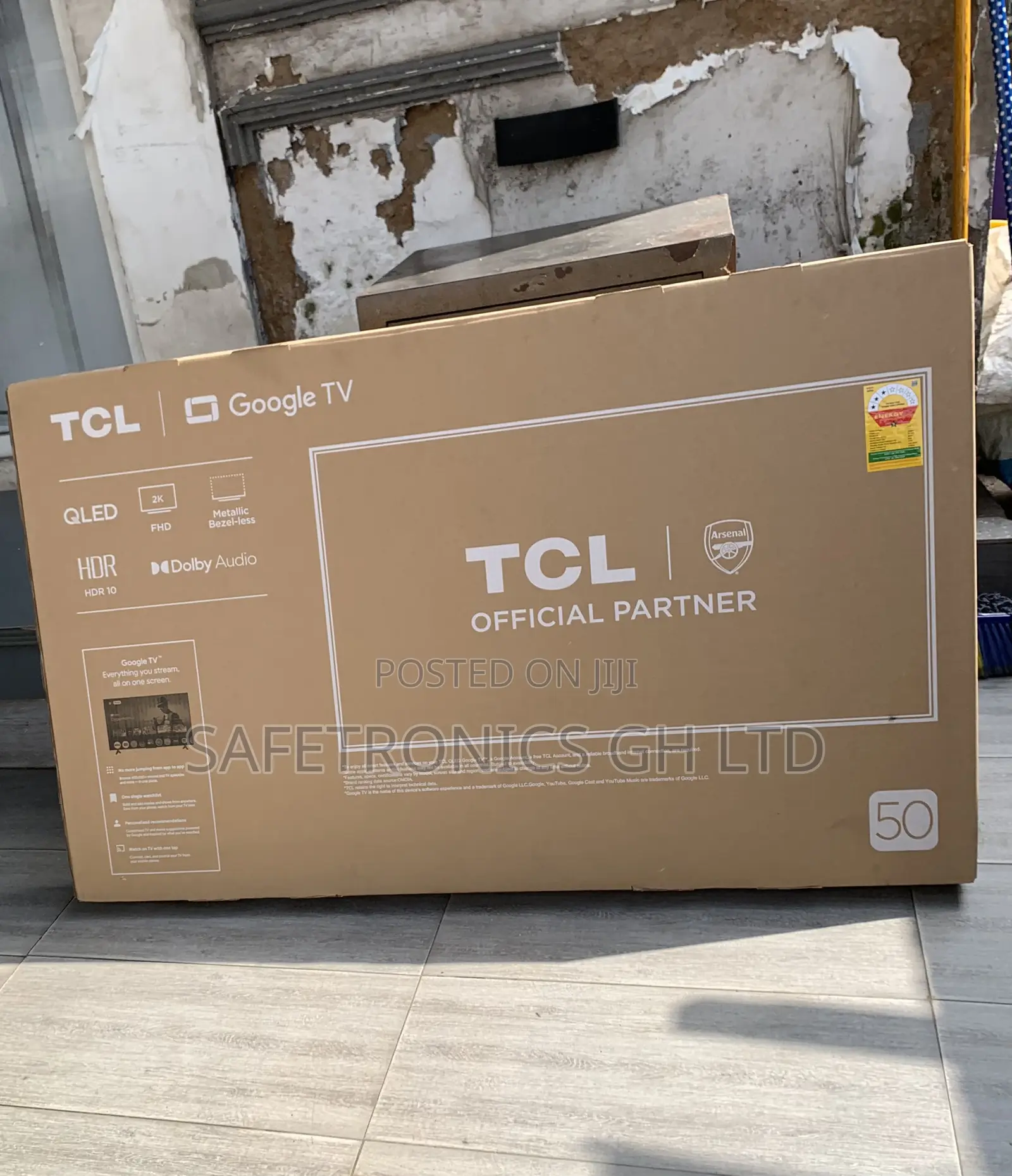 Choose Black Ultra 50 Inch TCL Qled Smart 50s5k Satellite Android Tv