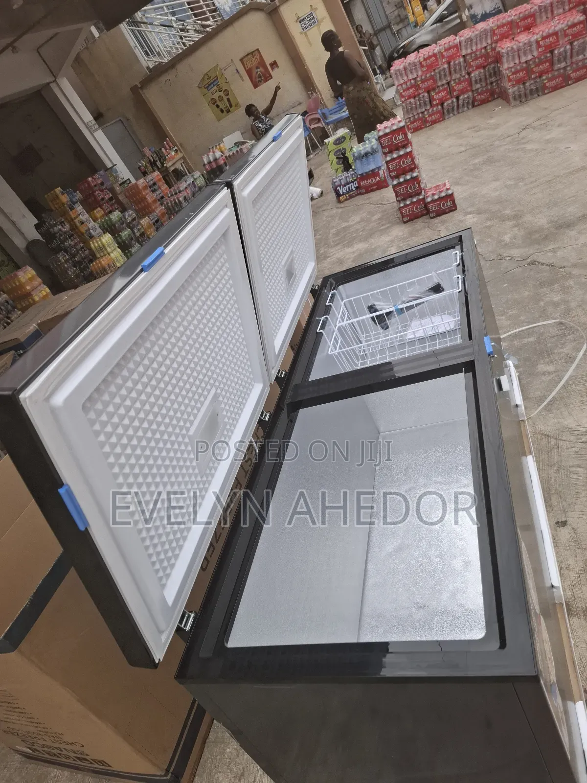 Specious Nasco Chest Freezer 600 Litres Double Door Fridge Available