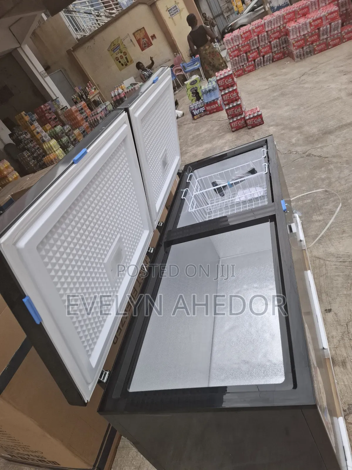 Specious Nasco Chest Freezer 600 Litres Double Door Fridge Available