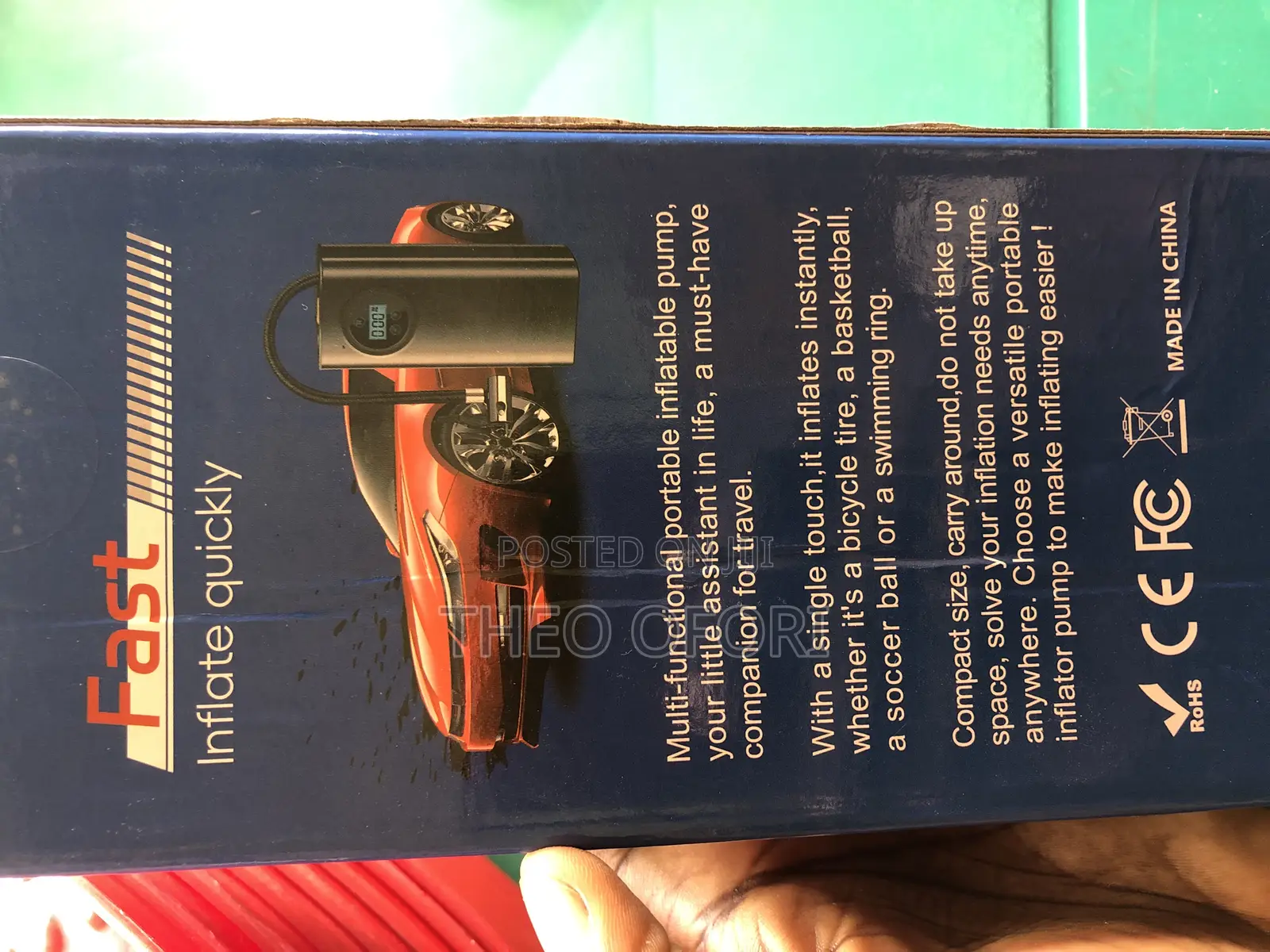 Car Air Pump (Portable) 4 Sale