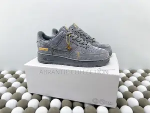 Louis Vuitton X Nike Air Force 1 Grey Available