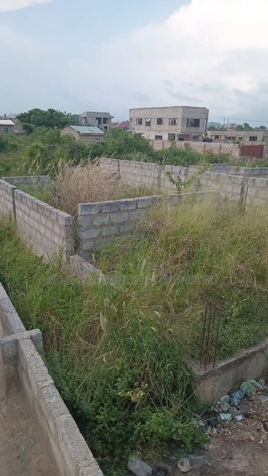 Foundation of 3brm on Half Plot at Millennium City Kasoa