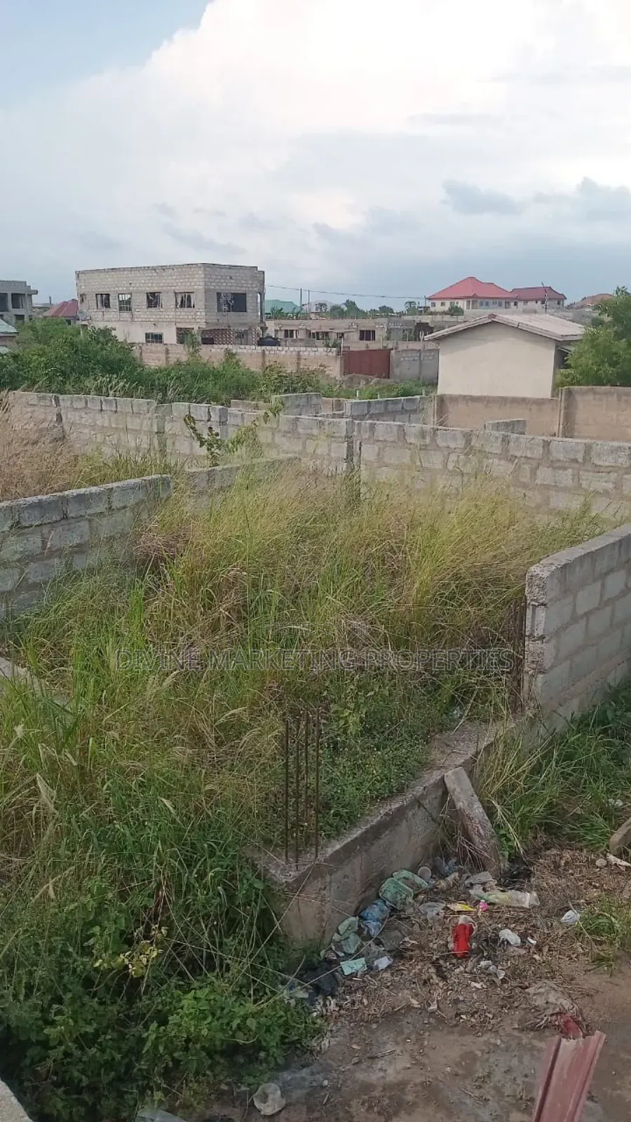Foundation of 3brm on Half Plot at Millennium City Kasoa