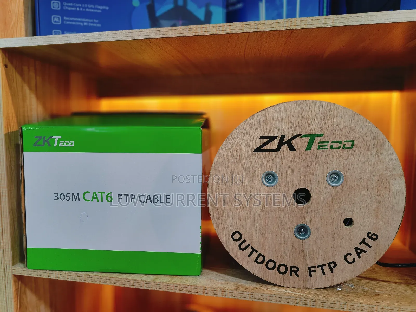 Zkteco Professional FTP Outdoor Double Shielded 305m Networking Cable