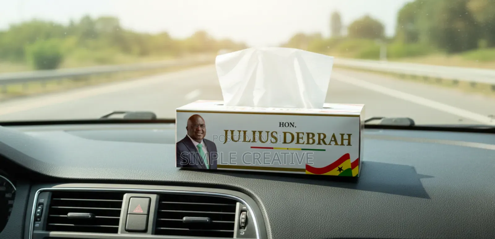 Customized Facial Tissue Box (Medium)