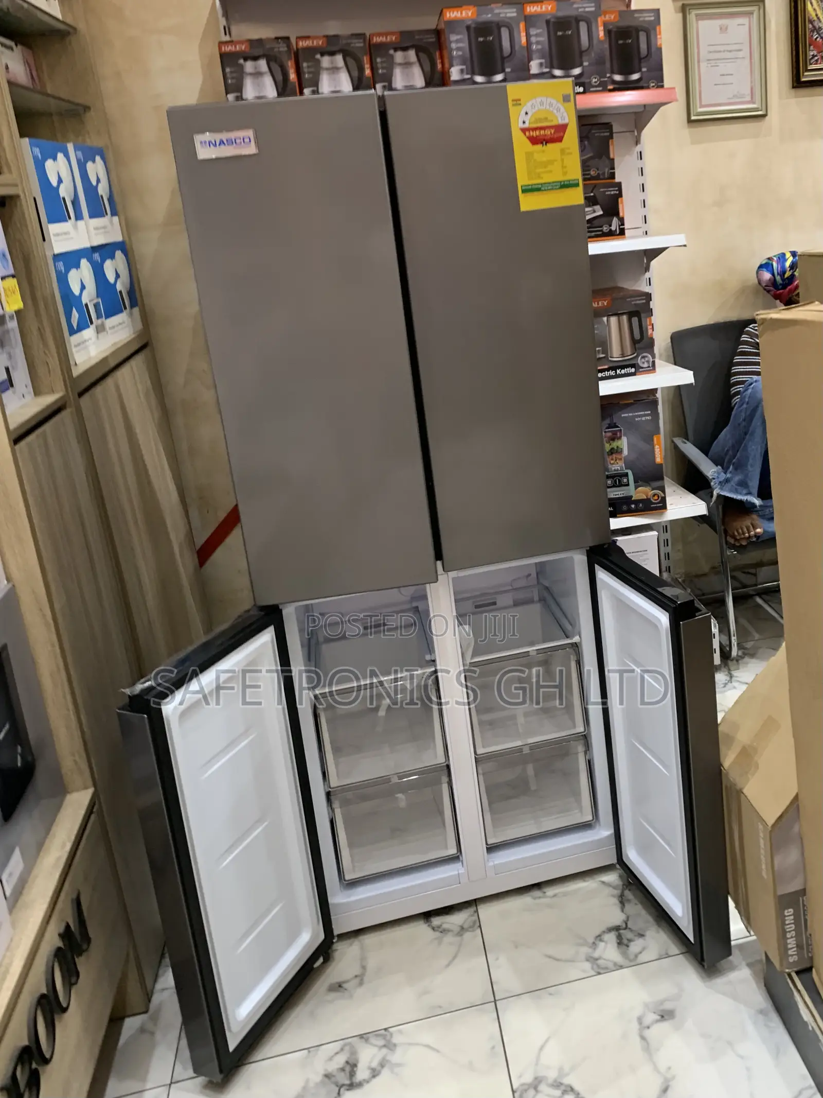 Perfect Nasco Nasf-400fdr1 4 Doors Side by Side Nadco Fridge