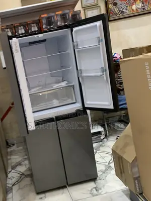 Top Choice Nasf-400frd1 Side by Side 4 Doors Nasco Grey Fridge