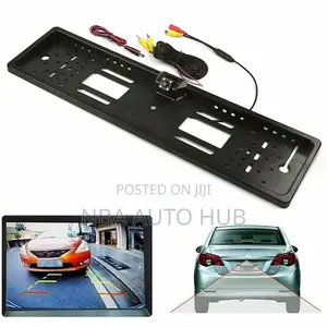 Universal License Plate Frame With Car Reverse Rear Camera