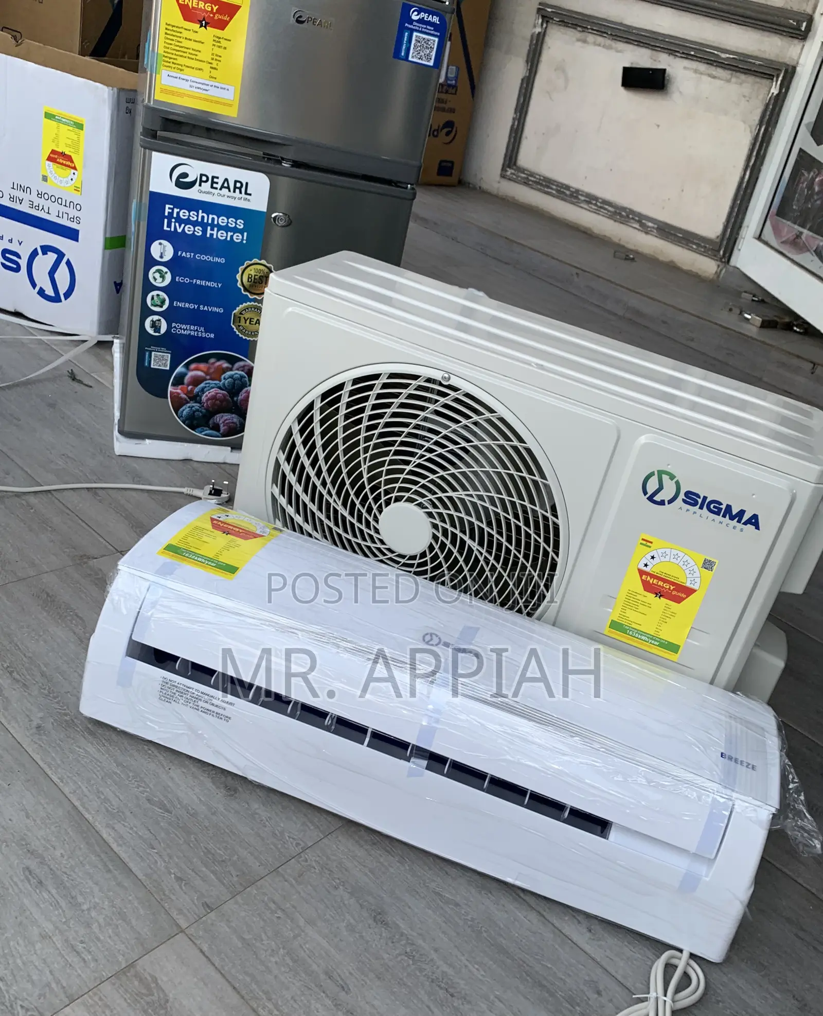 Effortless Chilling Sigma 1.5hp Air Conditioner(White)R410 