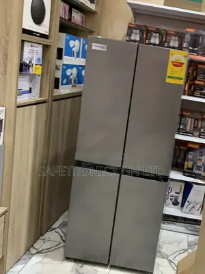 Just Reliable Grey Nasf-400fdr1 Side by Side 4 Doors Fridge