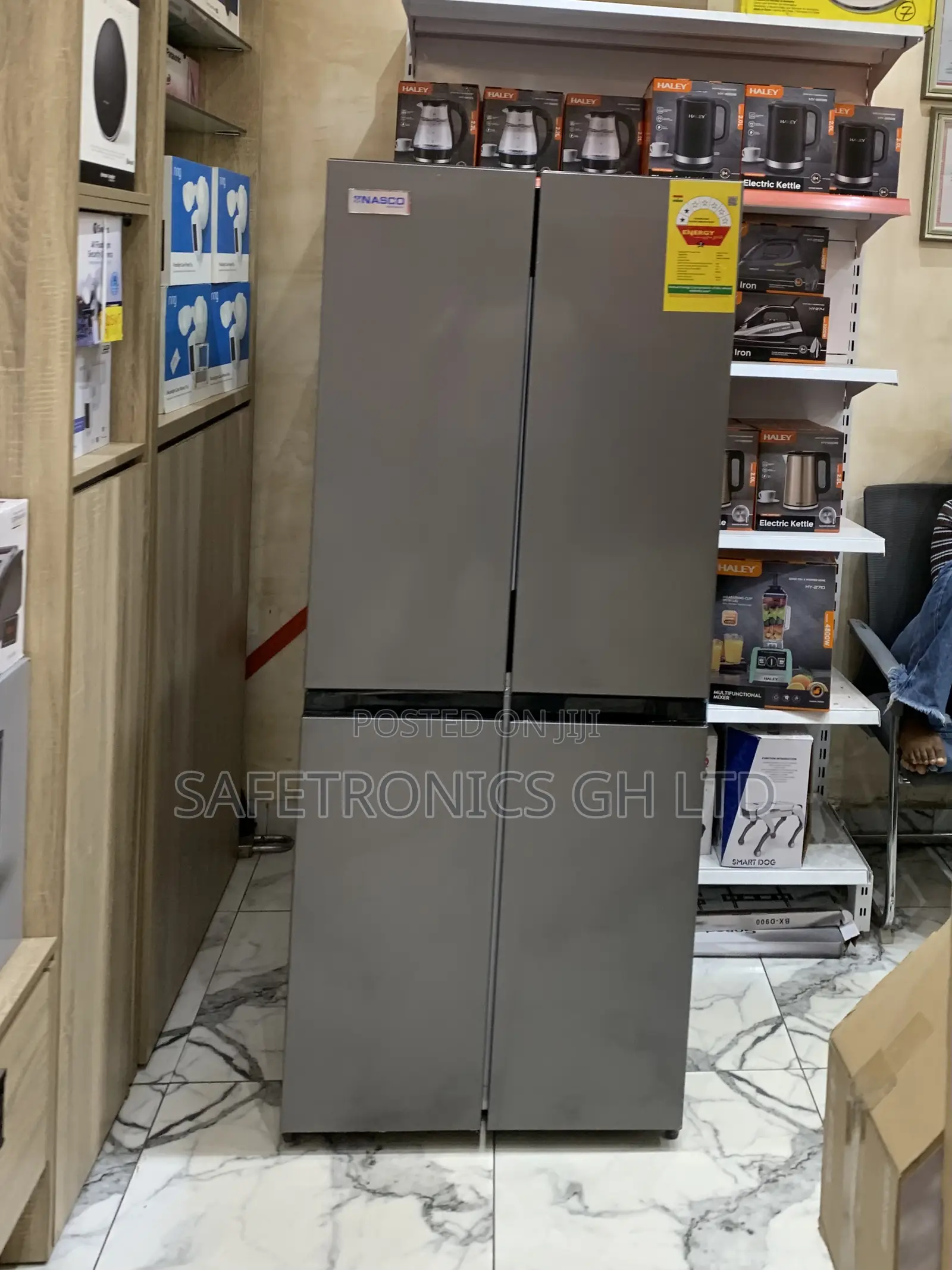 Lastest New Nasco Side by Side Grey Nasf-400fdr1 4 Doors Fridge