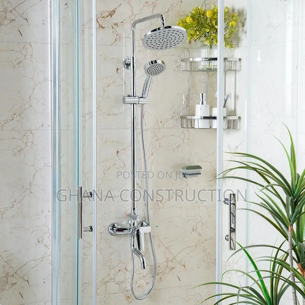 3 in 1 Luxury Italian Bathroom Shower Mixers Set Chain Telephone