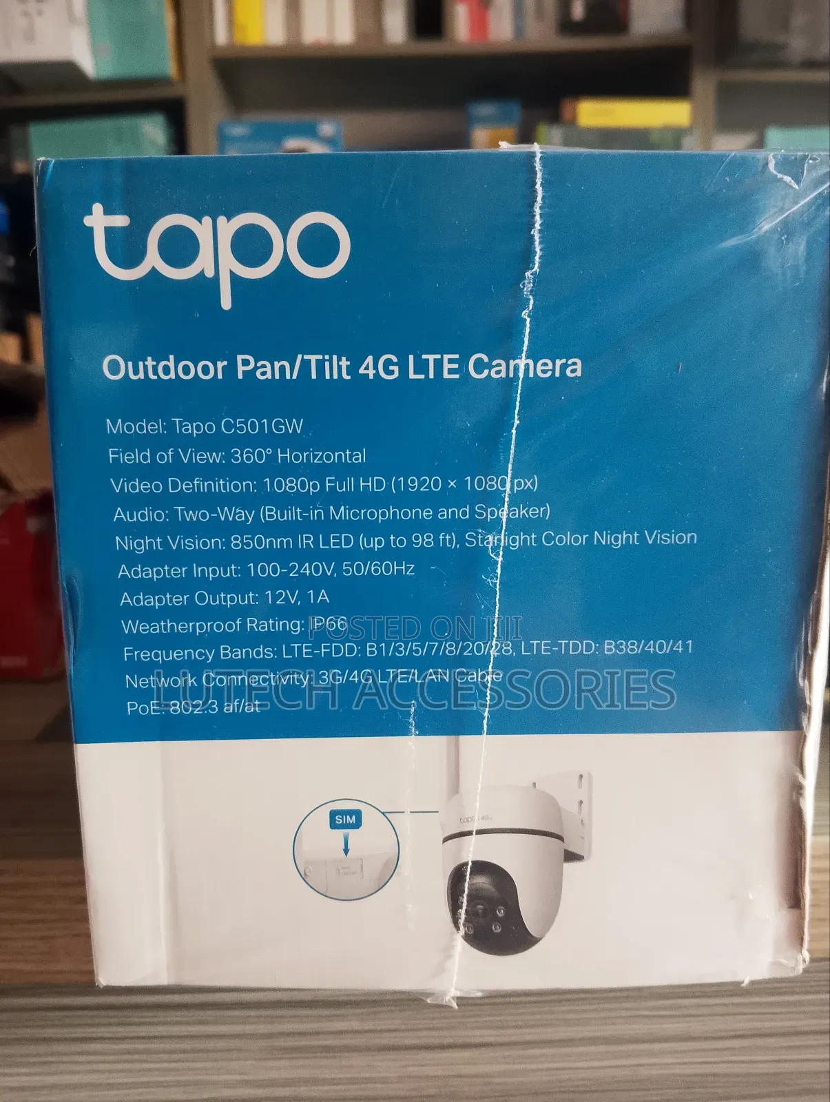 Tapo Outdoor Pan/Tin 4g Lte Camera (Tapo C501gw)