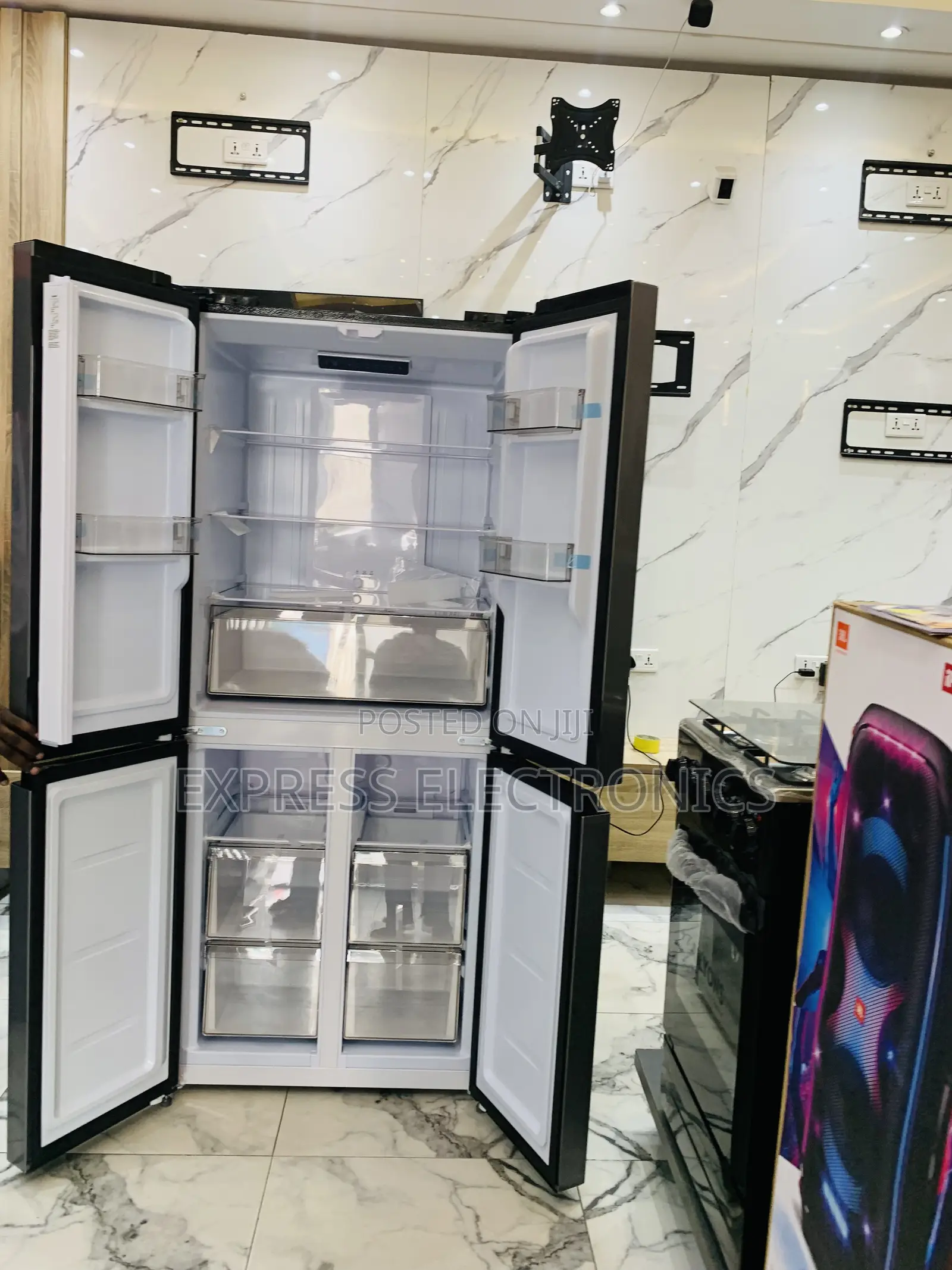Best Buy for Less Four Doors 360l Nasco Fridge Grey Nasf-400dr1