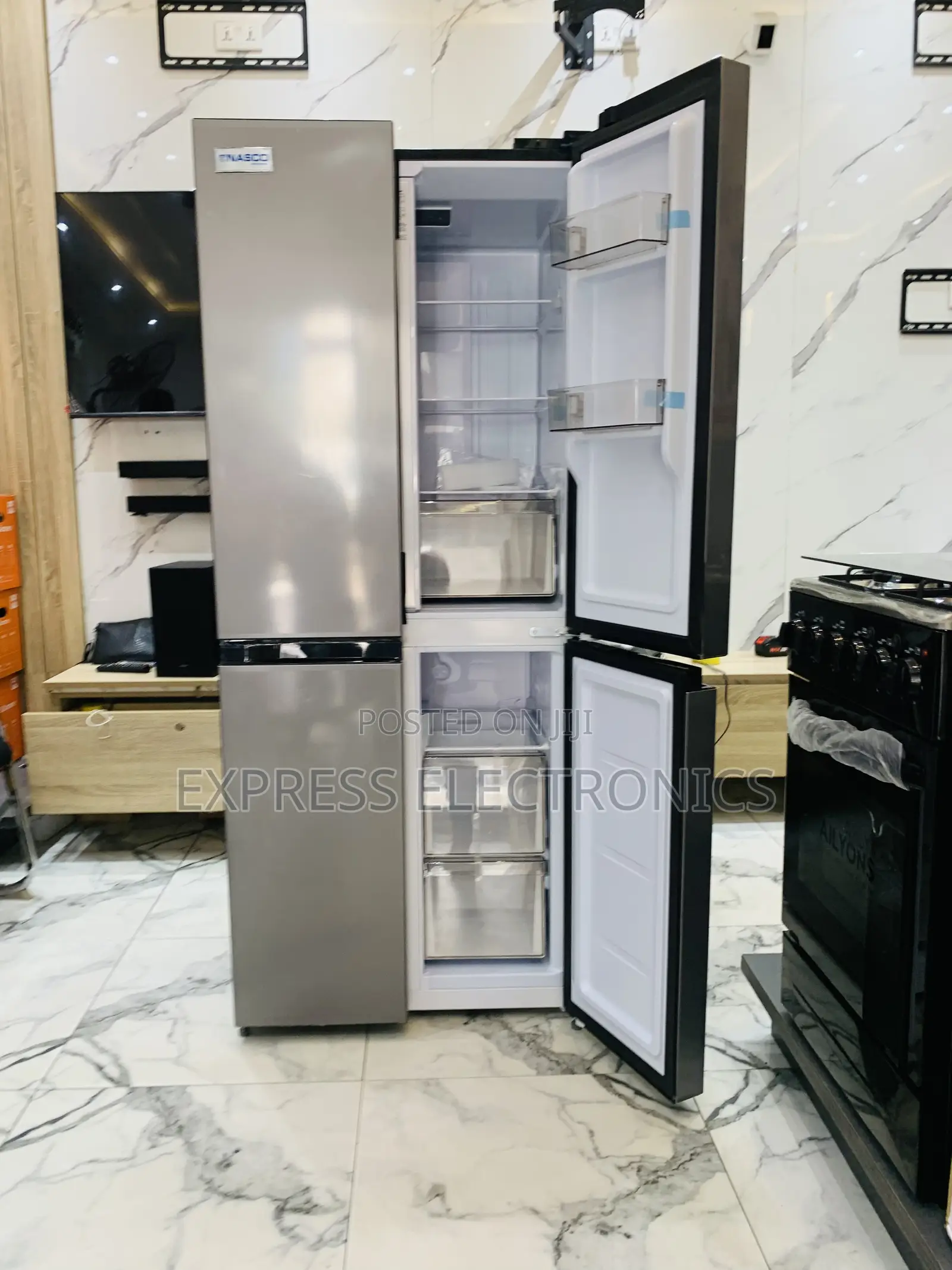 Affordable Price Four Doors 360l Nasco Fridge Grey Nasf-400dr1