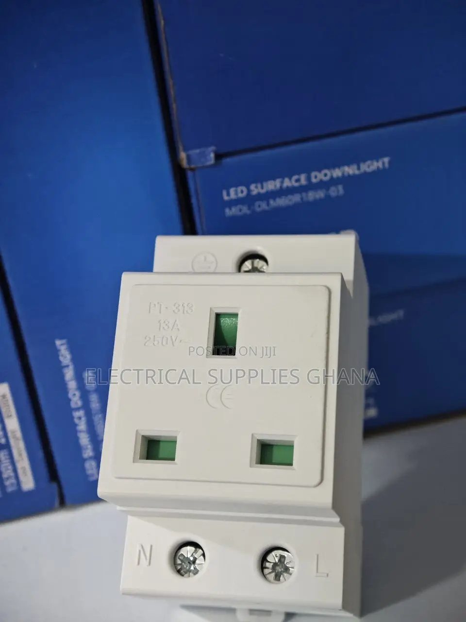 Din Rail 13a Socket Outlet 230v Panel Mount