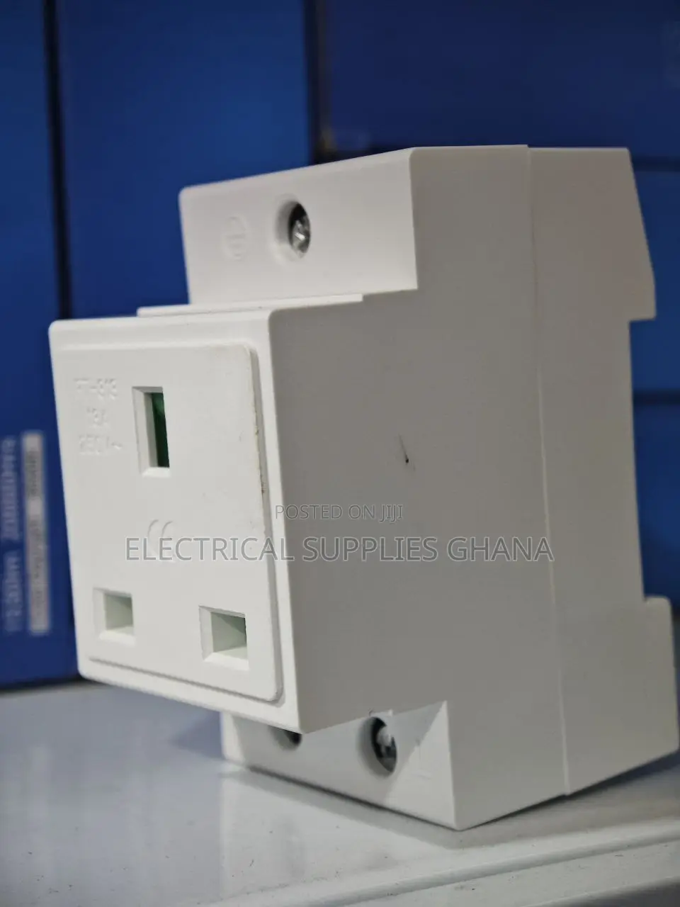 Din Rail 13a Socket Outlet 230v Panel Mount