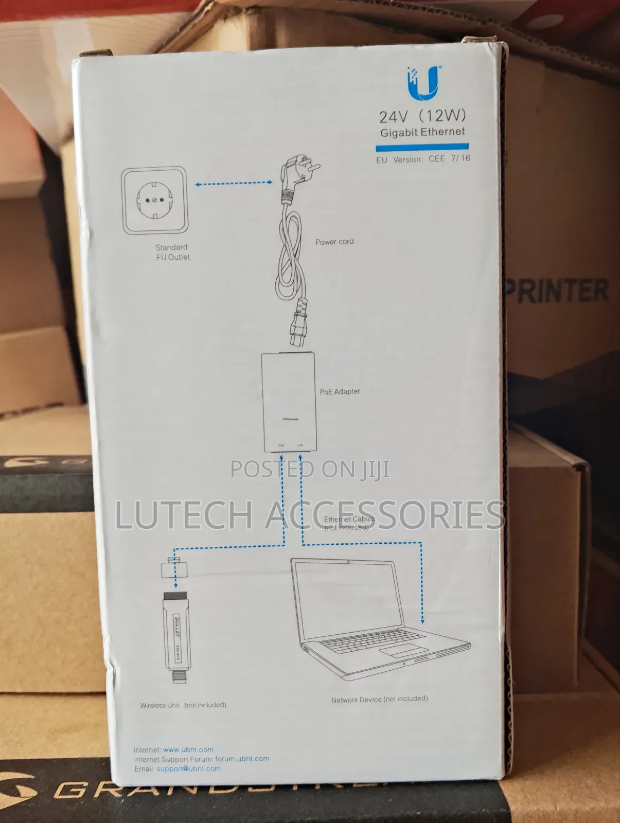 Ubiquiti Gigabit Poe Adapter 12w 24 V