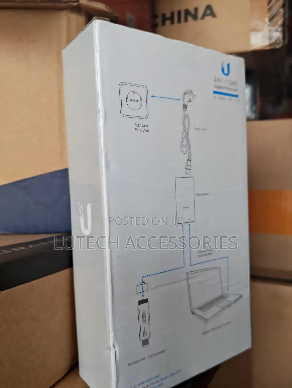 Ubiquiti Gigabit Poe Adapter 12w 24 V