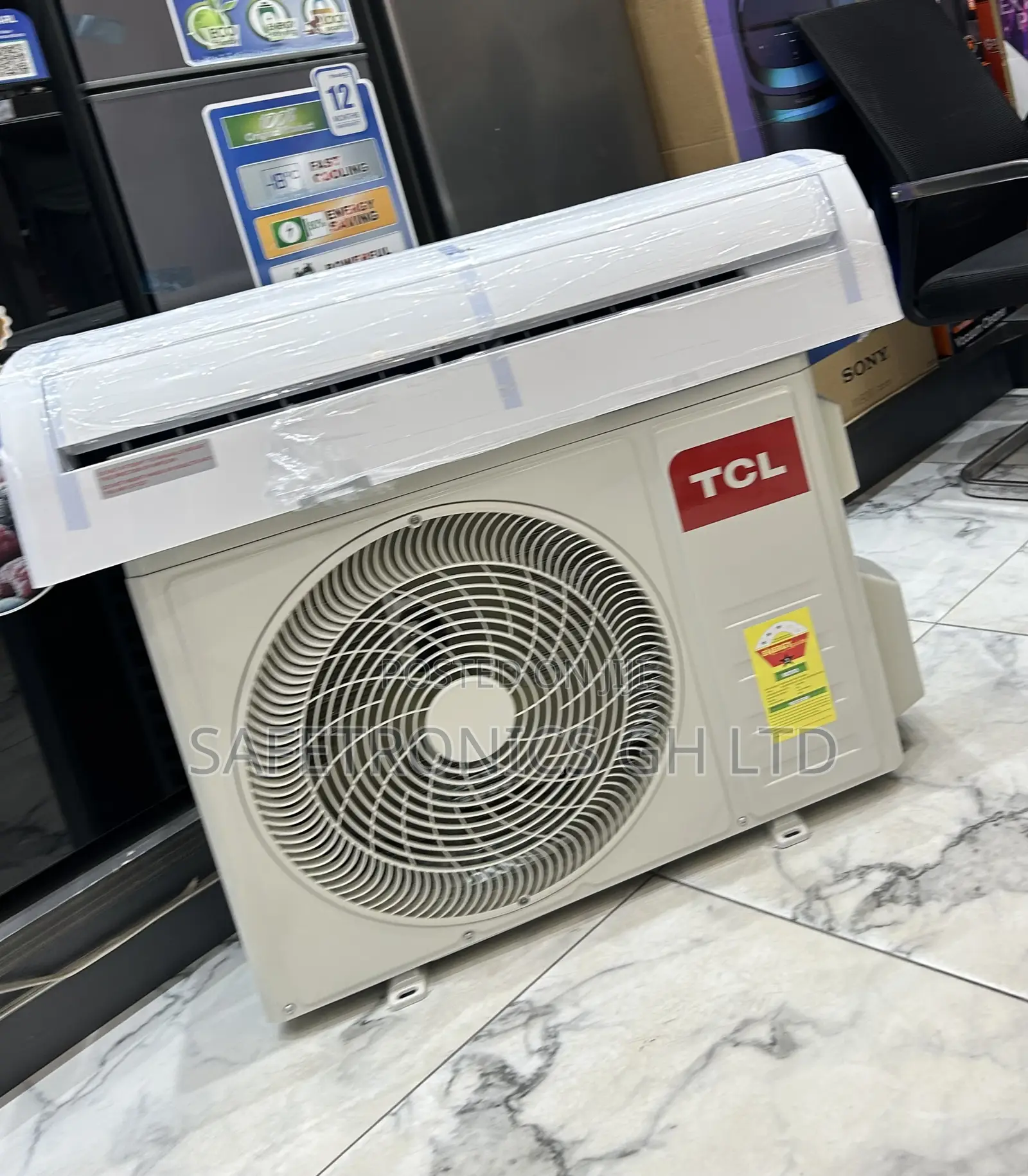Anti Rust Split Type White TCL 1.5 Horsepower Electric New Ac