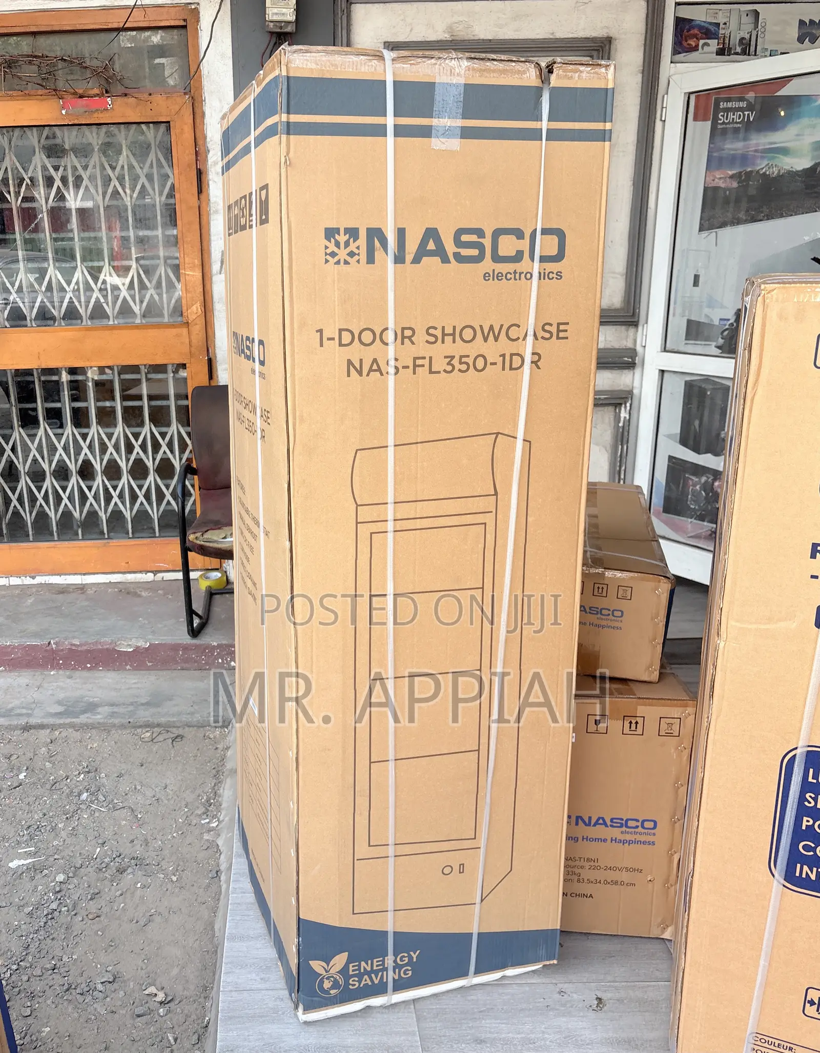 Direct Cooling Nasco 288l Electric Display Fridge(Nasfl350-1dr)