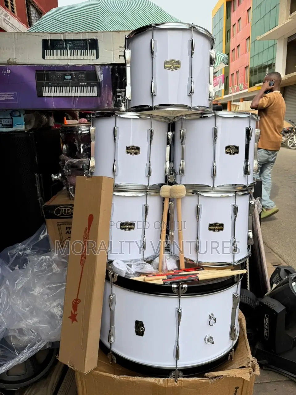 6-Piece Marching Drum Set