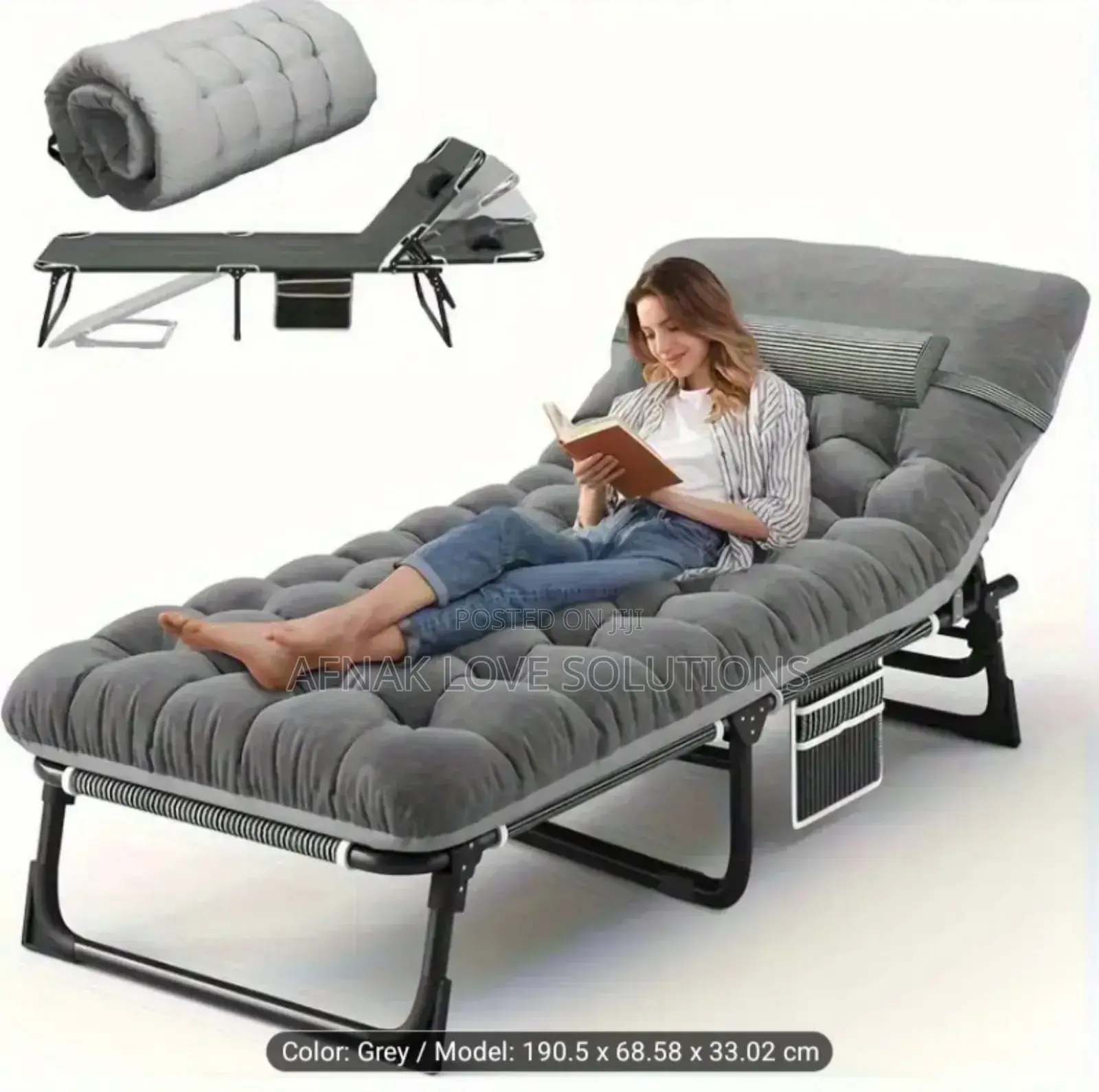 Foldable Bed With Mattress