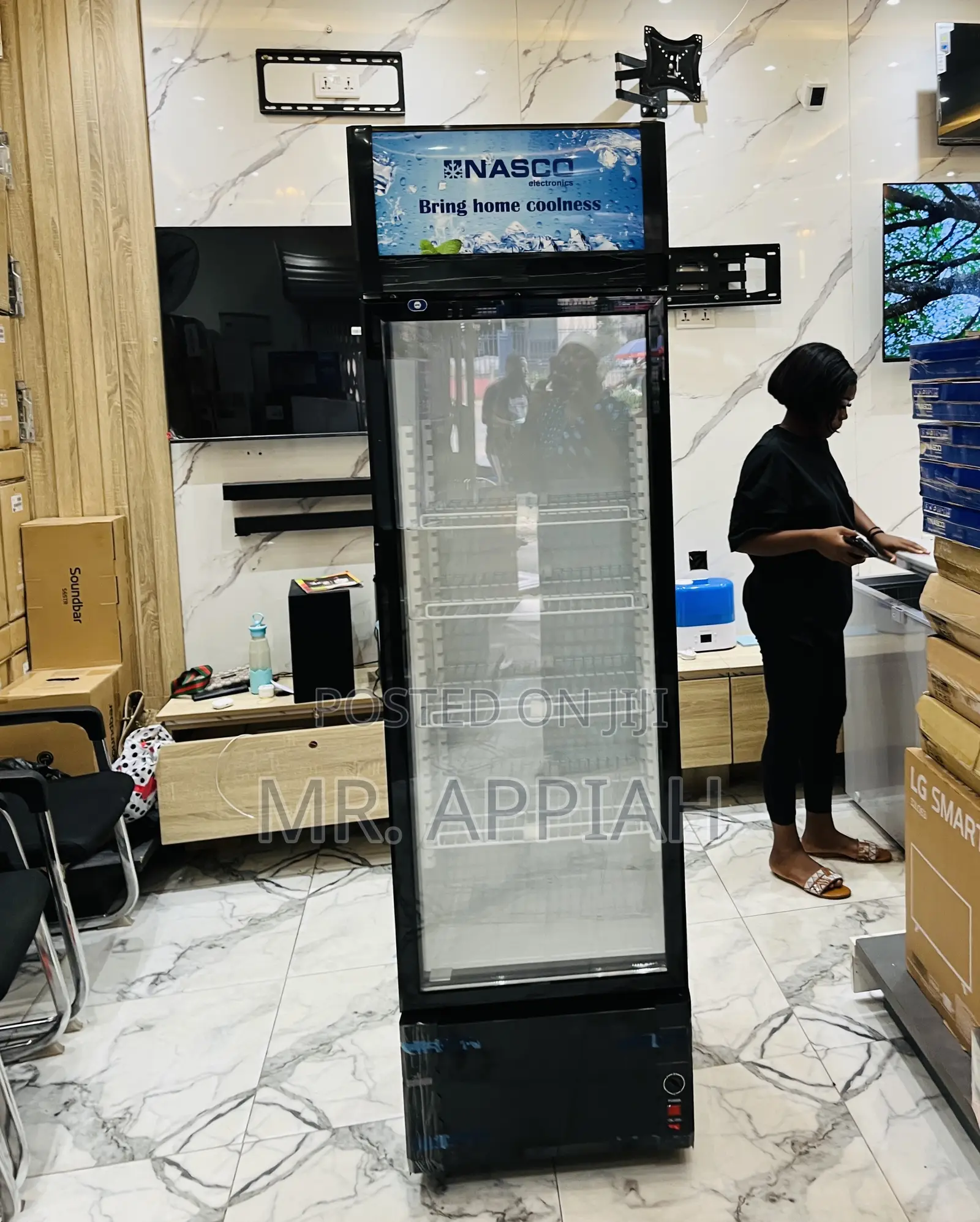 Order Authentic Nasco Nasfl360-1dr Single Door Display Fridge.