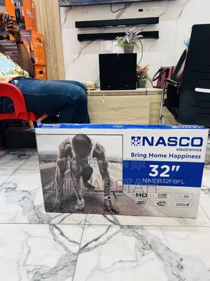 Latest and Affordable Nasco 32” Digital Satellite Television(Black) 