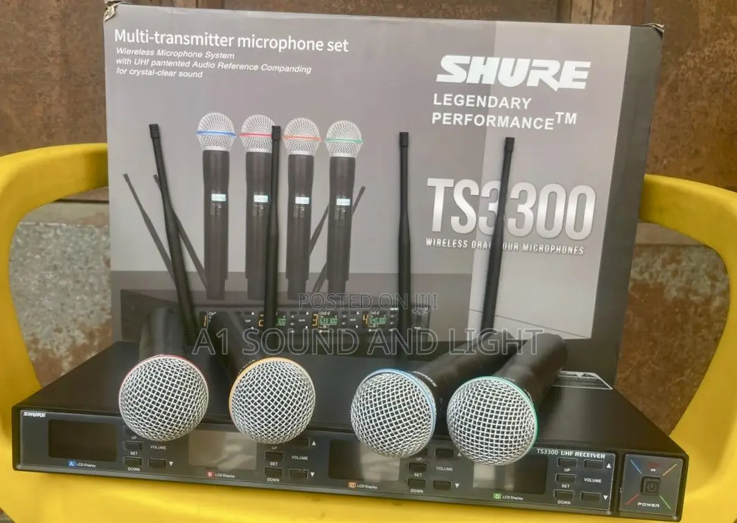 Shure 4in1 Ts3300 Multi - Transmitter Microphone Set