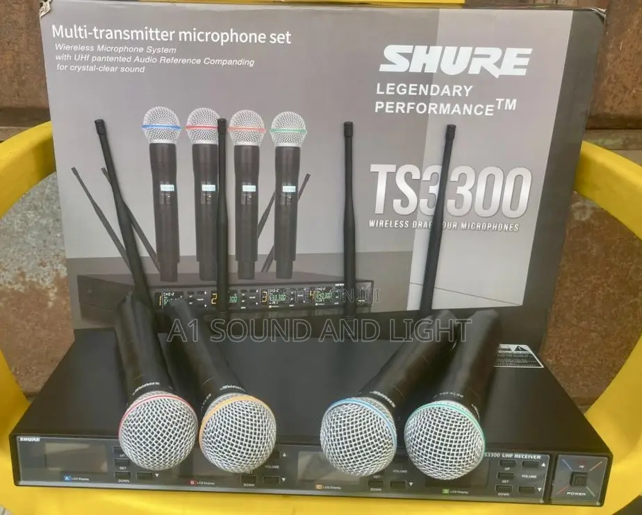 Shure 4in1 Ts3300 Multi - Transmitter Microphone Set