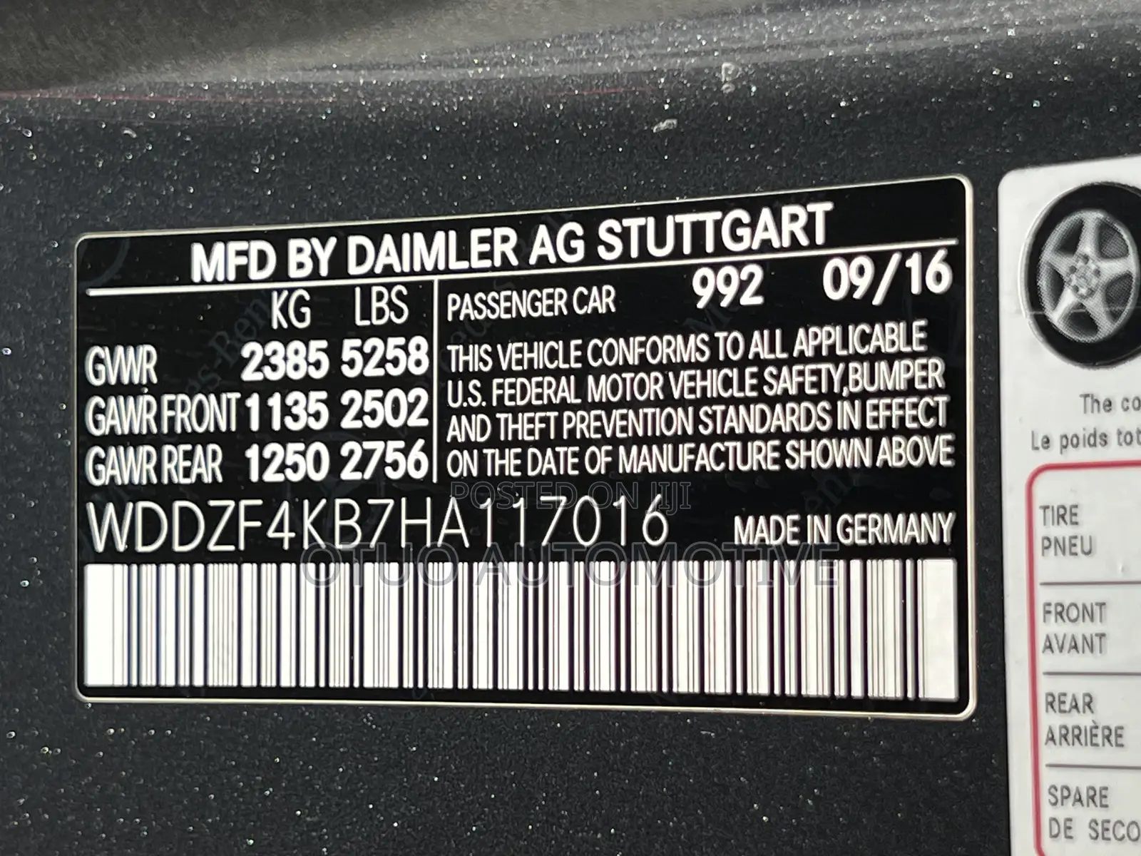 Mercedes-Benz E300 4Matic AWD Sedan (2.0L 4cyl 9A) 2017 Gray