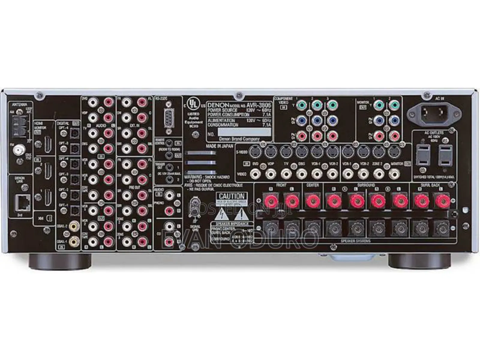 Powerful Heavy Denon Av Receiver.9.1hdmi, Optical,Aux, Usb,Bluetooth