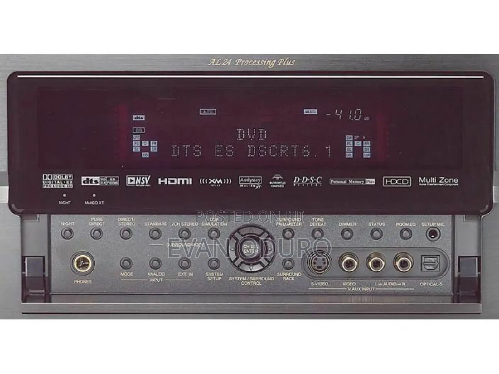 Powerful Heavy Denon Av Receiver.9.1hdmi, Optical,Aux, Usb,Bluetooth