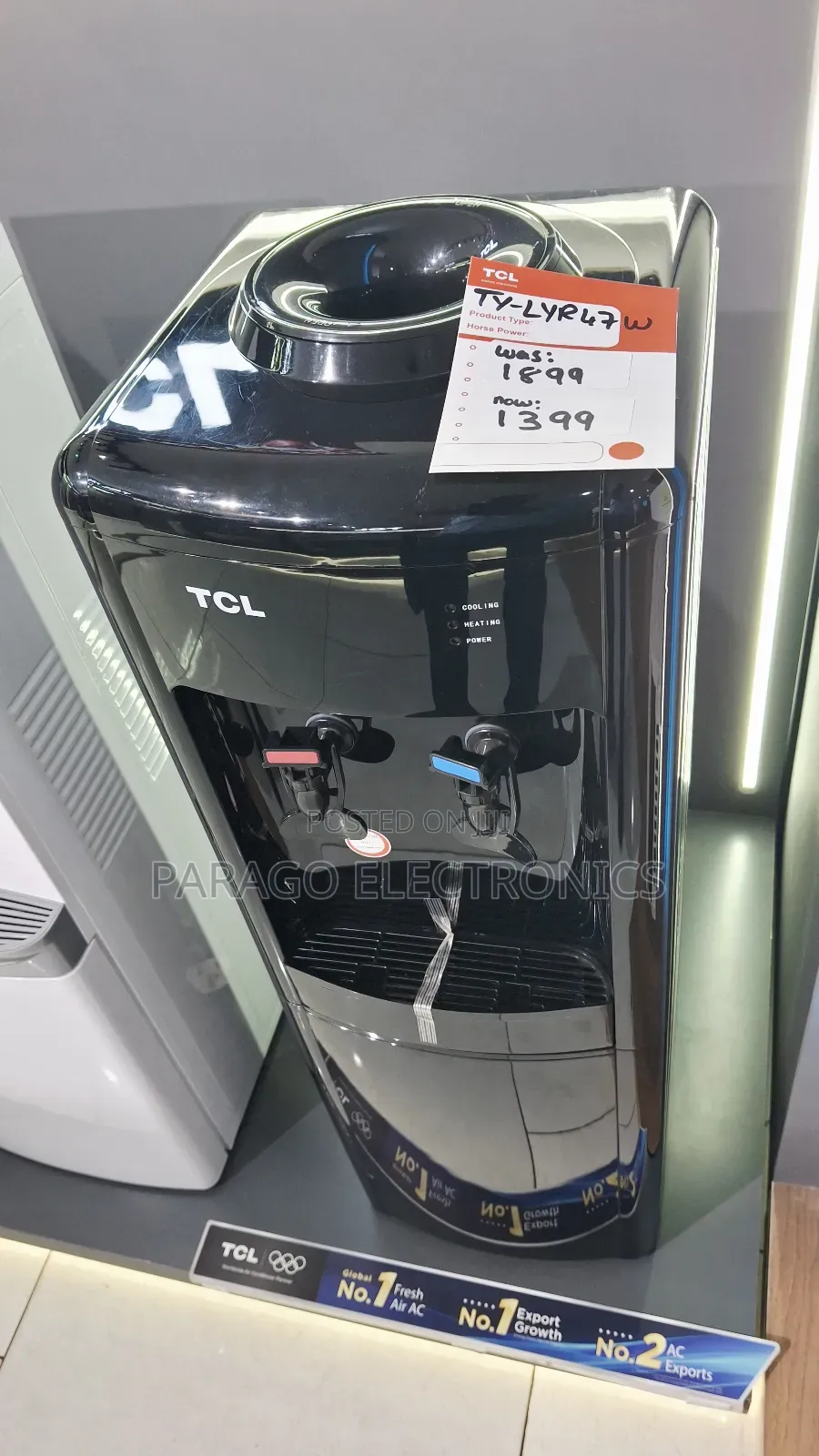 TCL 16ltrs Water Dispenser Ty-Lyr47w