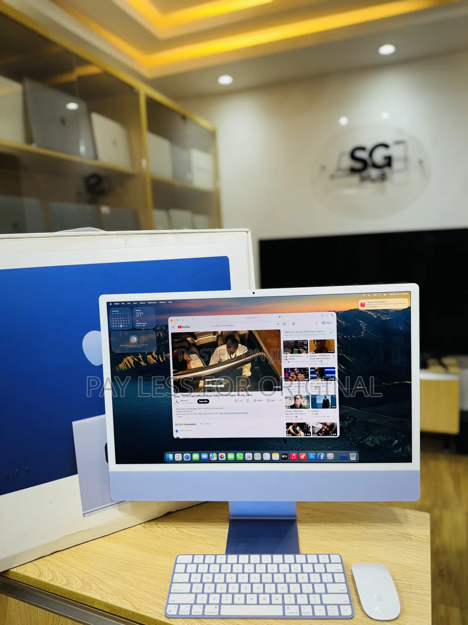 Desktop Computer Apple iMac M1 8GB Apple M1 SSD 256GB