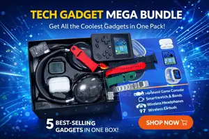 5-in-1 Power Gadget Box. Game,Watch,Headset,Airpod With Straps
