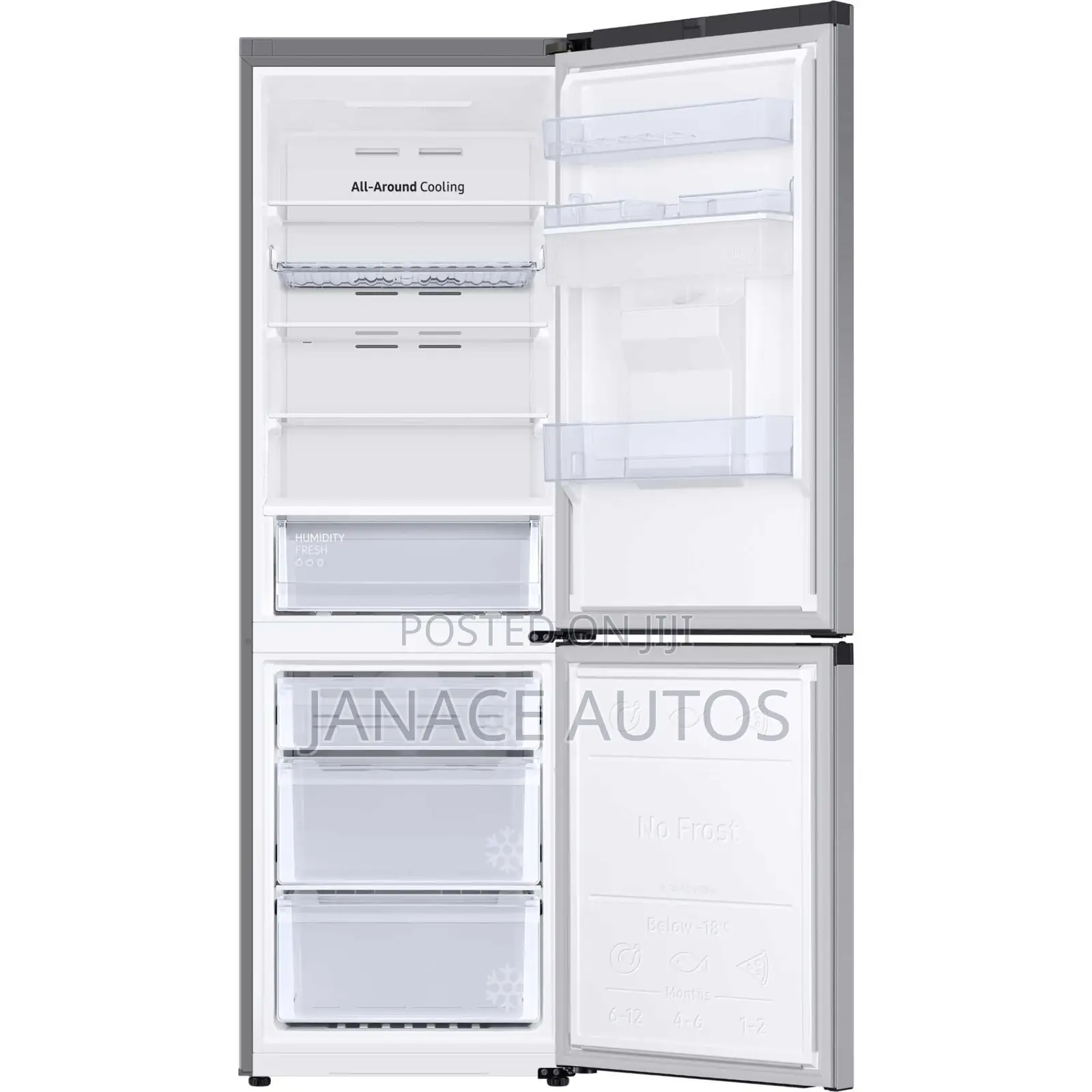 Samsung Rb34c652esa 341l Total No Frost Smart Fridge Freezer - Silver