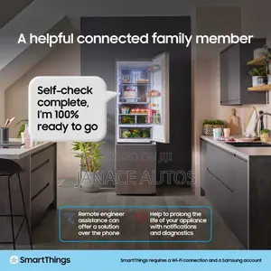 Samsung Rb34c652esa 341l Total No Frost Smart Fridge Freezer - Silver