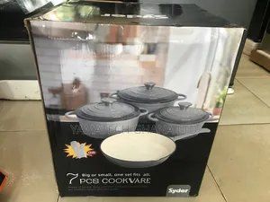 Heavy Duty Cast Iron Cookware 7 Pieces