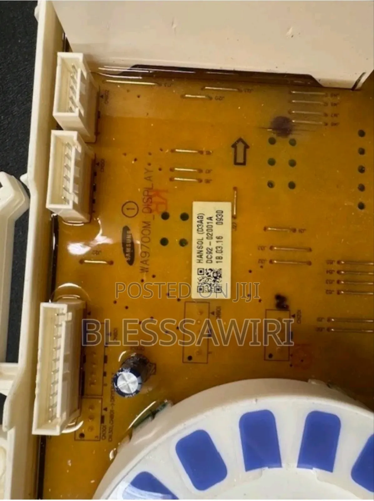 Samsung Washer Display Interface PCB Electronic Board Dc92-02001a