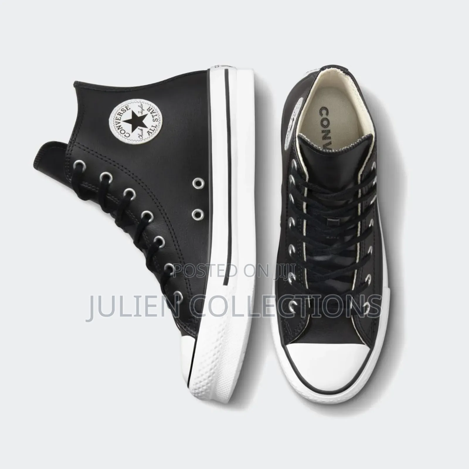Converse All Star Leather Black White
