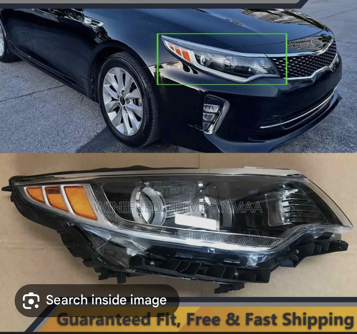 Kia Optima 2018 Headlight