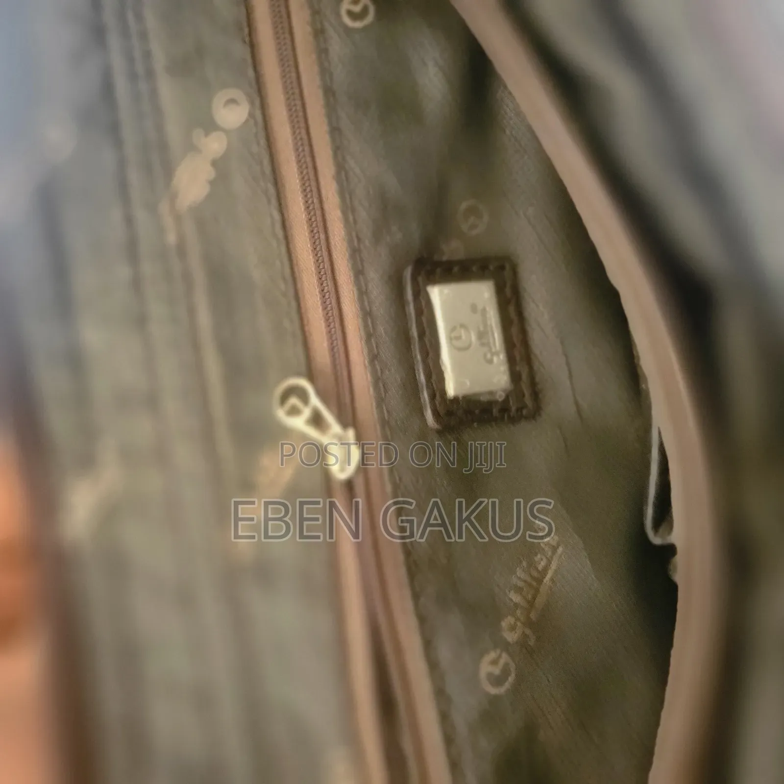 Original Goldlion Leather Briefcase – Brownoffice Laptop Bag(Uk Used)